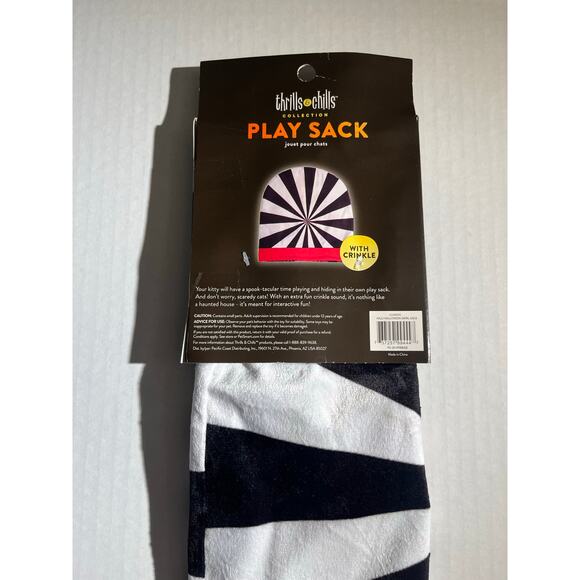 New Thrills & Chills  PLAY SACK  jouet pour chats - Picture 2 of 3
